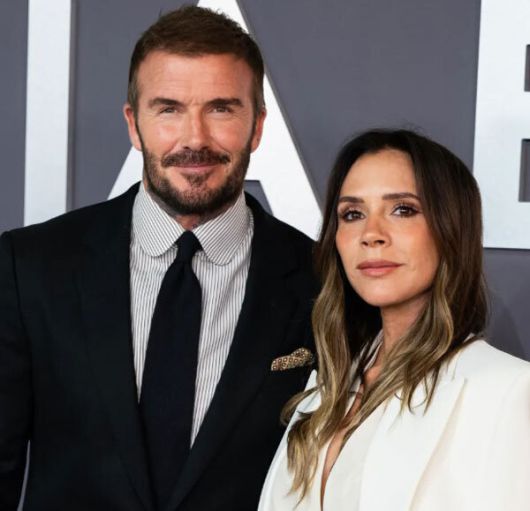 데이비드 베컴(왼쪽)과 빅토리아 베컴 부부. 더 선 캡처