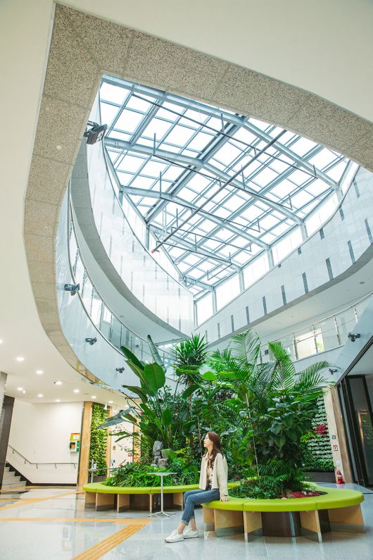 울진 금강송 에코리움 전경.