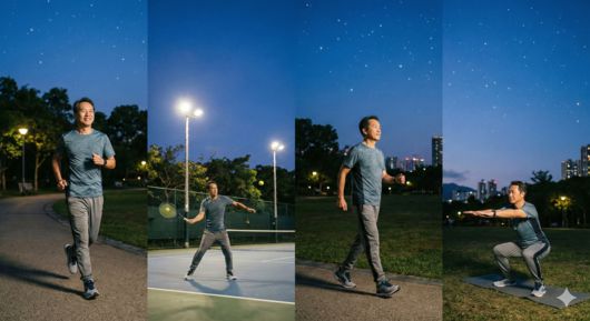 운동을 섞으면 지루함이 줄고, 장기적으로 운동을 이어갈 가능성도 높아진다. 제미나이 생성 이미지