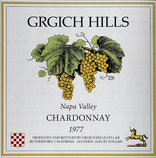 그르기치 힐스 샤르도네 레이블 로고. 홈페이지