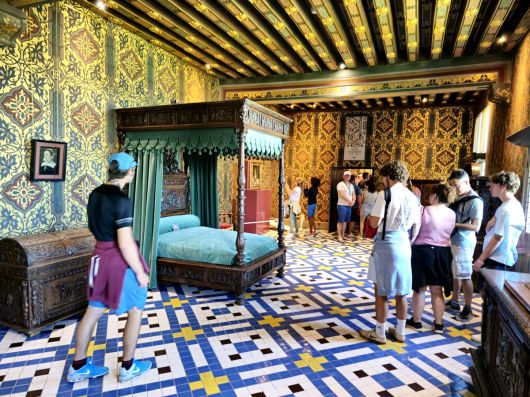 블루아성 2층 카트린 드 메디시스 왕비 침실.