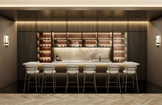 ‘호텔 더 보타닉 세운 명동’ 와인라이브러리. 호텔 더 보타닉 세운 명동 제공