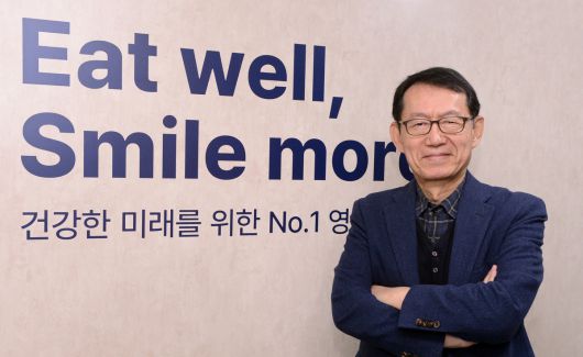 장동한 한국메디칼푸드 대표가 서울 성동구 사옥에서 세계비즈앤스포츠월드와 인터뷰를 진행했다. 김두홍 기자