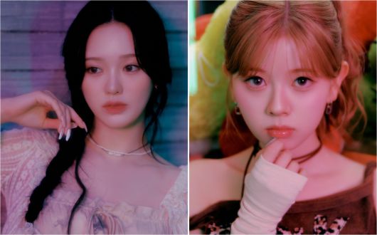 걸그룹 NiziU(니쥬) 멤버 리오(왼쪽), 리쿠. JYP엔터테인먼트 제공.