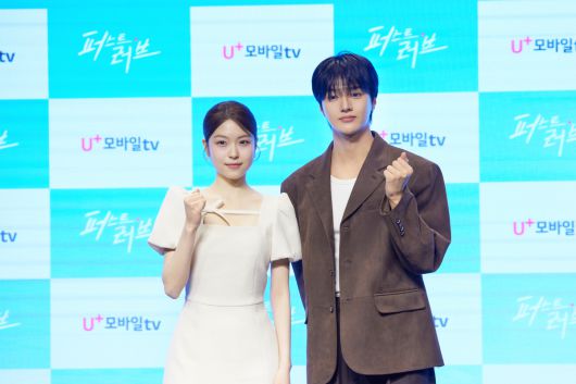 2부 주인공 황지아, 차준호(왼쪽부터). 사진=U+모바일tv