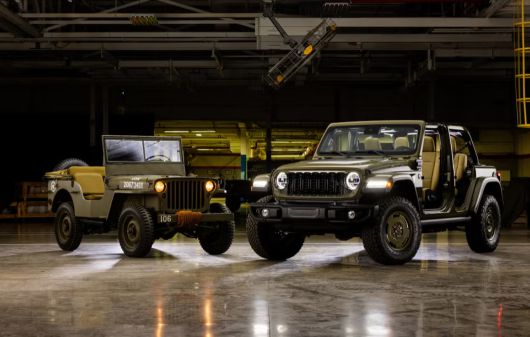 미국에서 출시한 지프 랭글러 '41 에디션 4xe 모델. 사진=JEEP