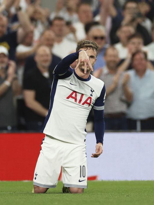 제임스 매디슨이 세리머니하고 있다. 사진=AP/뉴시스