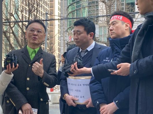 사진 설명= 개그맨 권영찬, 법무법인 부유 부지석, 가세연 김세의 대표. 사진=김용학 기자