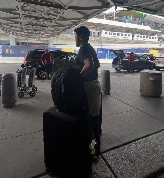 배우 진태현이 아내 박시은과 함께 미국 뉴욕으로 떠난 근황을 전했다. 사진 제공 = 진태현 SNS 계정