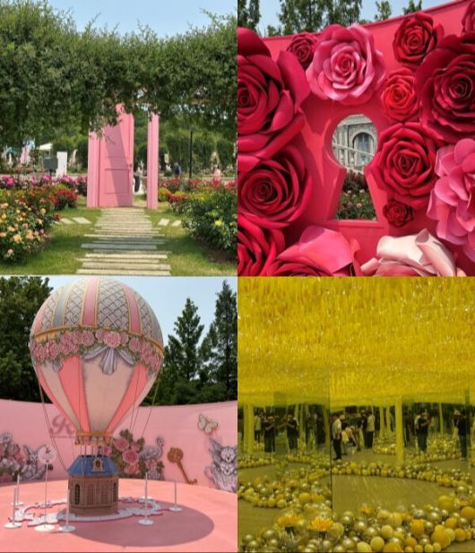 인생샷을 남길 수 있는 에버랜드 로로티의 대표 포토존. 이화연 기자