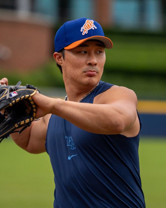 김하성이 탬파베이 레이스 산하 트리플A팀 더럼 불스 소속으로 첫 재활경기를 위한 훈련을 펼치고 있다. 사진=더럼 불스 공식 SNS