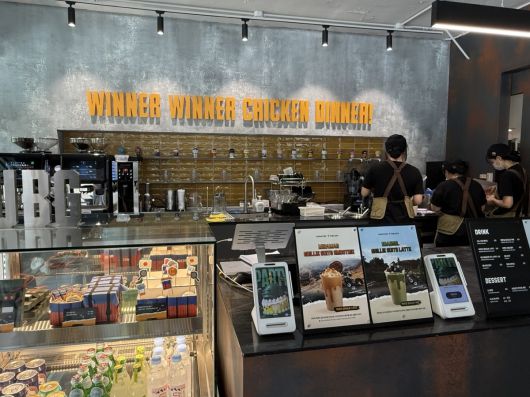 펍지 성수 카페 모습. 신정원 기자