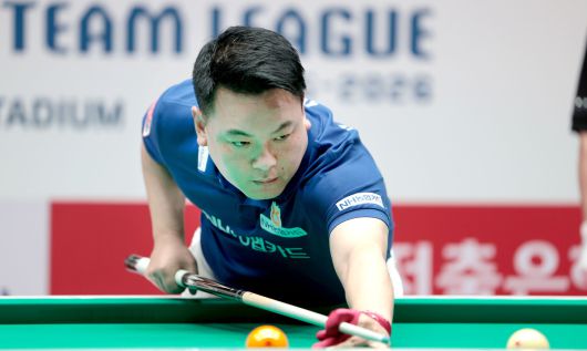 NH농협은행 조재호가 경기를 펼치고 있다. 사진=PBA 제공