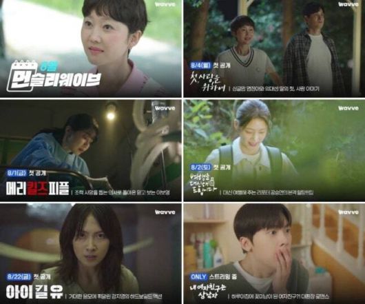 8월 먼슬리 웨이브 영상 캡처. 웨이브 제공