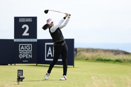 김아림이 AIG 여자오픈에 출전해 경기를 펼치고 있다. 사진=로열앤드에이션트골프클럽 제공