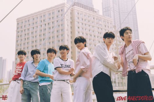 4일 새 앨범 ‘LOVE ANECDOTE(S)’로 컴백하는 그룹 이븐. 젤리피쉬, 웨이크원 제공