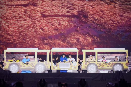 그룹 슈퍼주니어가 24일 서울 송파구 KSPO DOME에서 월드투어 '슈퍼쇼10' 서울의 마지막날 공연을 열었다. SM엔터테인먼트 제공