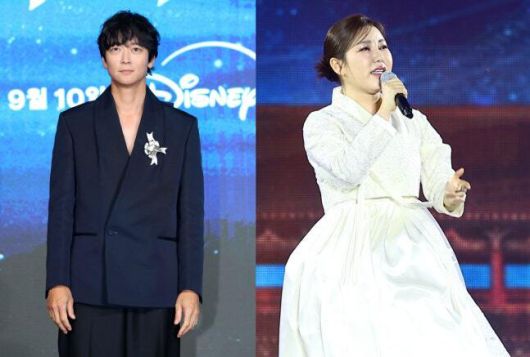 사진= 왼쪽부터 강동원, 송가인. 뉴시스 제공