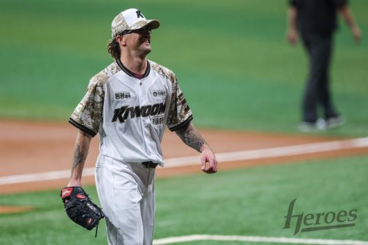 호주 국적의 좌완 투수 라클란 웰스. 사진=키움 히어로즈 제공
