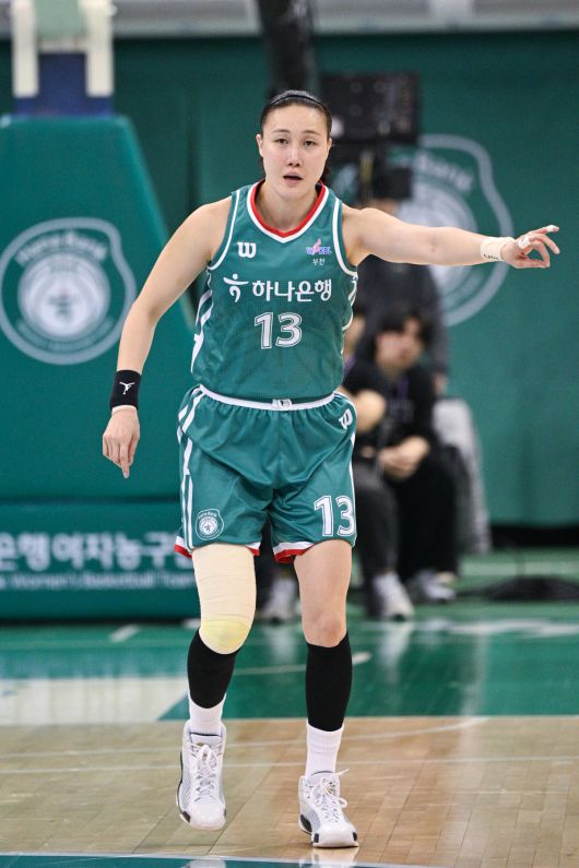 하나은행 김정은. 사진=WKBL 제공