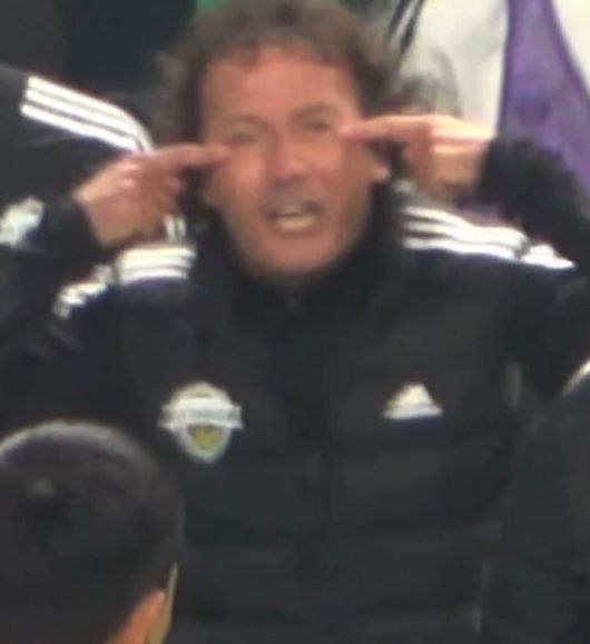 프로축구 K리그1 전북현대의 타노스 코치. 사진=한국프로축구심판협의회 제공 영상 캡처