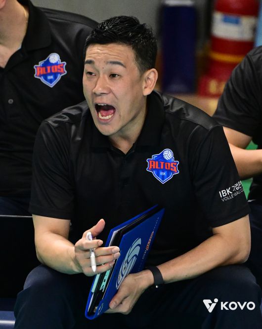 여오현 IBK기업은행 감독대행. 사진=KOVO 제공