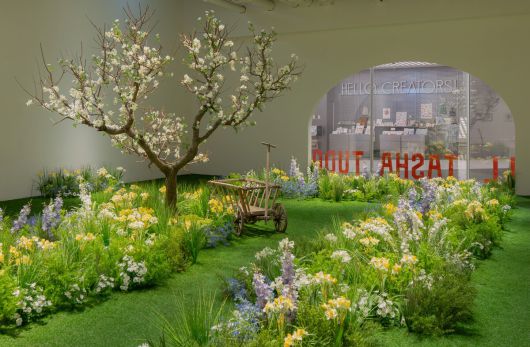 타샤의 정원을 구현한 모습. 롯데뮤지엄 제공