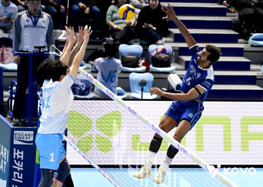 삼성화재 아히. 사진=KOVO 제공