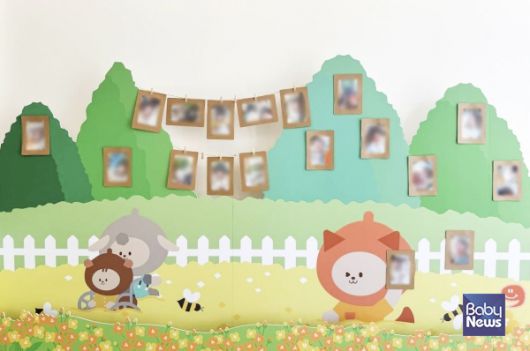 도토리하우스 내부 병동 인테리어 현장 사진. ⓒ한화호텔앤드리조트