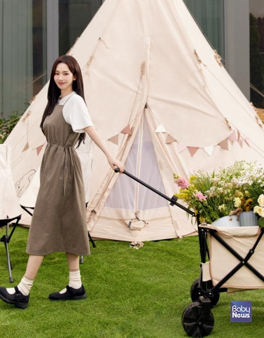 감성 아웃도어 노르디스크, 카리나와 함께한 여름 화보 공개. ⓒ노르디스크
