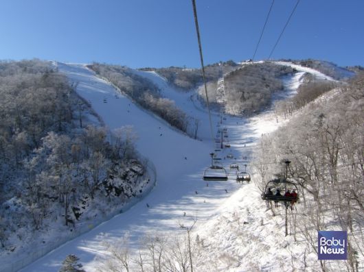 무주덕유산리조트 스키장 전경. ⓒ부영그룹 무주덕유산리조트