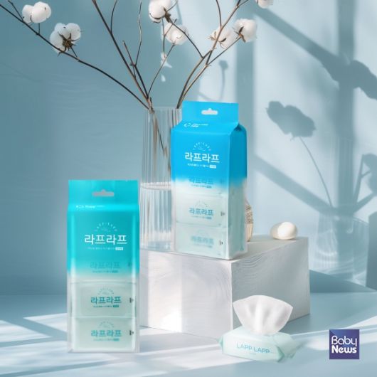 크린랩, 휴대가 간편한 '라프라프 미니 물티슈' 2종 출시. ⓒ크린랩