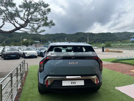 기아의 스타맵 시그니처 라이팅이 인상적인 전후면부. 사진=이코노믹리뷰 이소영