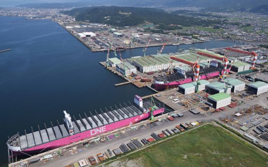 마바리 조선의 사이조 조선소. 사진=이마바리 조선 홈페이지 갈무리