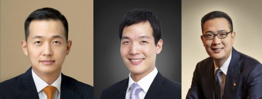 김동관 한화그룹 부회장, 김동원 한화생명 사장, 김동선 한화갤러리아·한화호텔앤드리조트 미래비전총괄 부사장. 사진=각 사.
