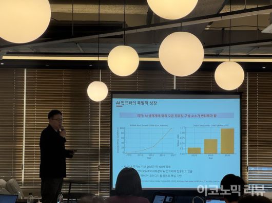 4일 남이현 파두 대표가 파두 10주년 세미나에서 발언 중이다. 사진=양정민 이코노믹리뷰 기자
