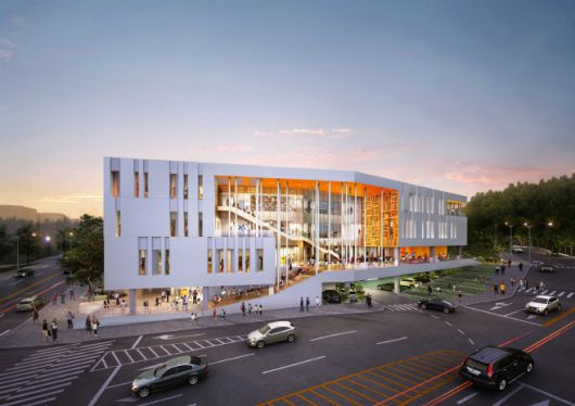 서울 중랑구 면목동 도서관·주차장 복합시설 조감도 /제공=중랑구