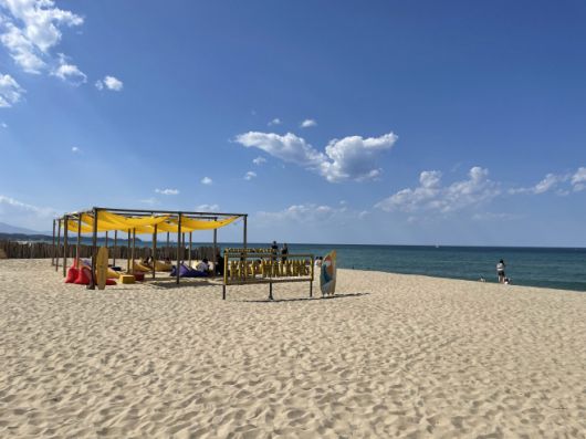 양양 서피비치는 다양한 편의시설을 갖췄다. 서피패스를 구매하면 이용 가능하다./ 김성환 기자