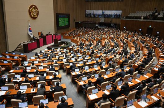 국회 본회의 /송의주 기자