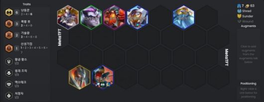 저격수의 집중이 있으면 피들스틱을 후방에 배치한다. /METATFT