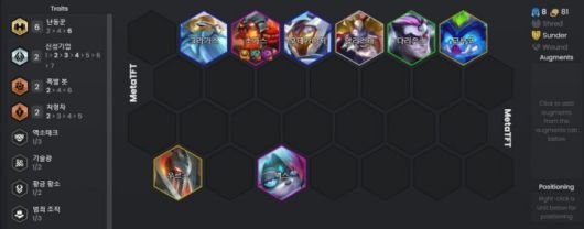 난동꾼 덱은 초가스에 넣을 유물이 없으면 절대 쓰지말기를. /METATFT