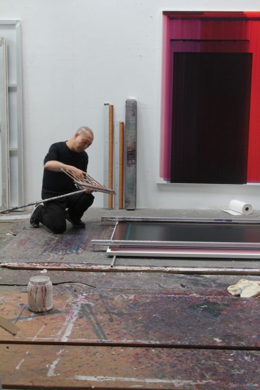 장승택 작가의 작업 모습. /학고재