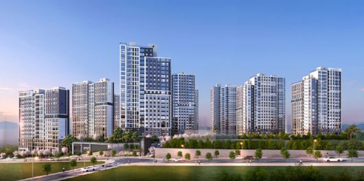 인천 서구 검단신도시 '검단호수공원역 중흥S-클래스' 투시도./중흥토건