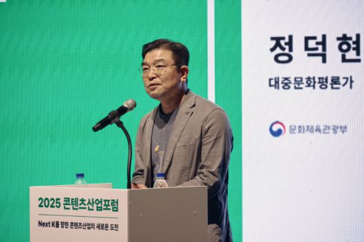 정덕현 대중문화평론가. /한국콘텐츠진흥원