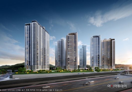 GS건설 '아산탕정자이 센트럴시티' 조감도./GS건설