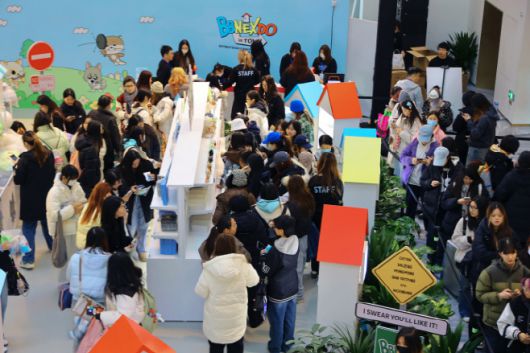 1~2월 상하이에서 열린 엔하이픈 팝업스토어 전경/하이브