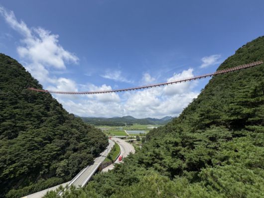 채계산 출렁다리. / 이장원 기자