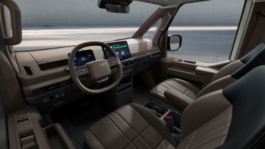 개방감이 좋은 기아 PV5 패신저 1열./기아