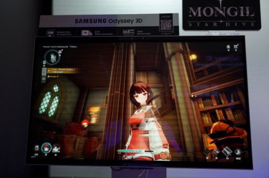 게임스컴 2025 '몬길: STAR DIVE' 시연 /사진=김동욱 기자