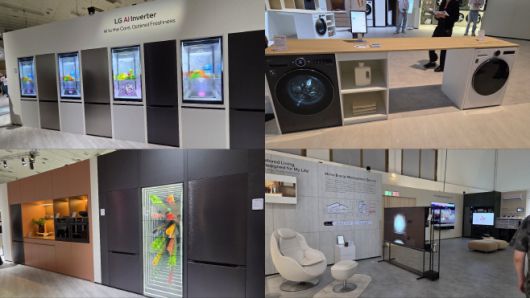 LG전자 부스 모습./김영진 기자